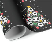 Soccer Christmas Tree Xmas Player Sports Lover Cadeaupapier (Rol Hoek)