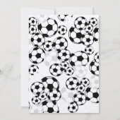 Soccer Classic Party Uitnodiging (Achterkant)