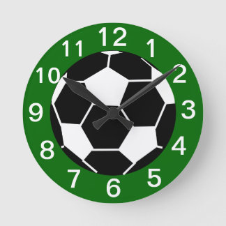 Soccer Clock Ronde Klok