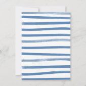 Soccer Clothesline Baby shower Invitation Kaart (Achterkant)