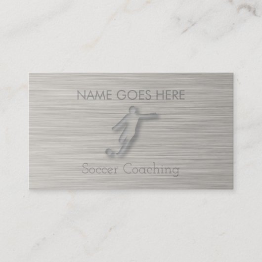 Soccer Coaching Visitekaartjes (Voorkant)