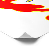 Soccer Colombia Poster (Hoek)