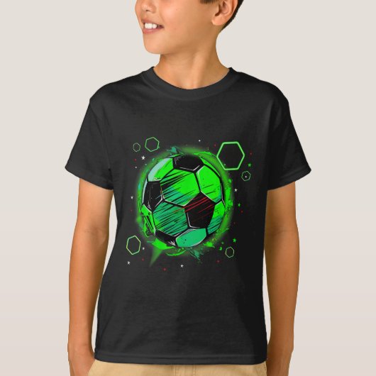 Soccer Colorful Soccer Ll  T-shirt (Voorkant)