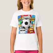Soccer Comic Book T-shirt (Voorkant)