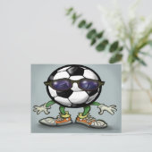 Soccer Cool Briefkaart (Staand voorkant)