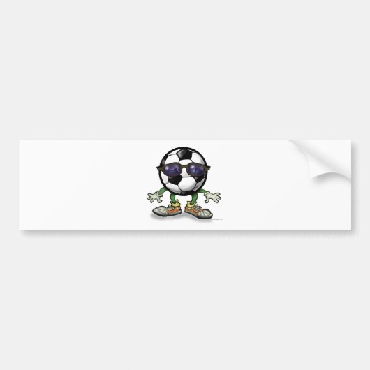 Soccer Cool Bumpersticker (Voorkant)