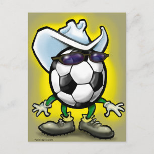 Soccer Cowboy Briefkaart