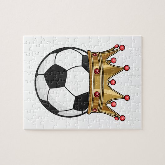 Soccer Crown King Legpuzzel (Horizontaal)