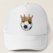 Soccer Crown King Trucker Pet (Voorkant)