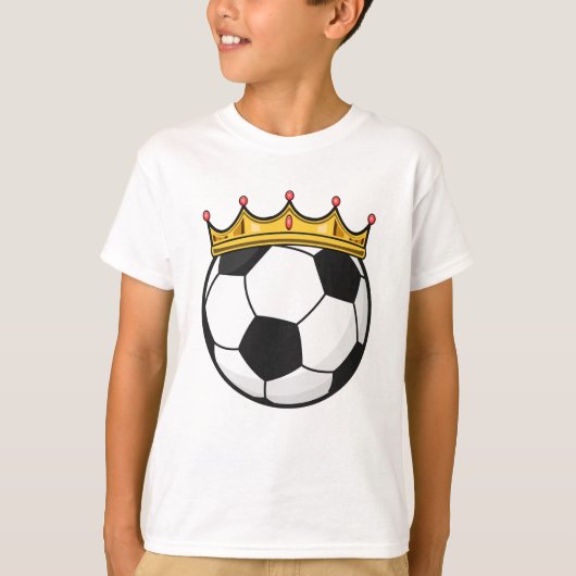 Soccer Crown Queen T-shirt (Voorkant)