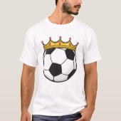 Soccer Crown Queen T-shirt (Voorkant)