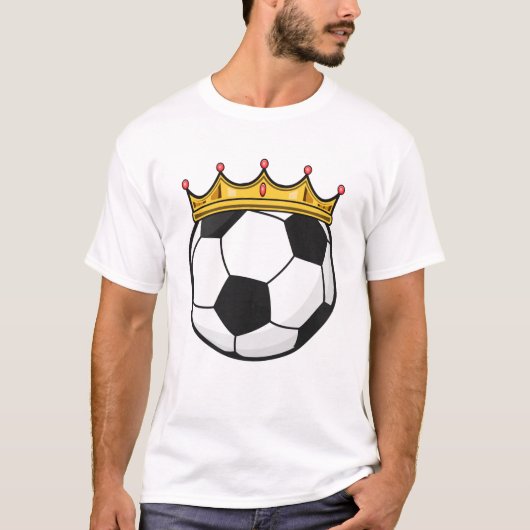 Soccer Crown Queen T-shirt (Voorkant)