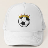 Soccer Crown Queen Trucker Pet (Voorkant)