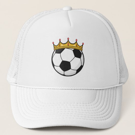 Soccer Crown Queen Trucker Pet (Voorkant)