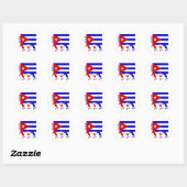 Soccer Cuba Ronde Sticker (Vel)