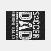Soccer Dad _11  Fleece Deken (Voorkant (Horizontaal))