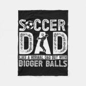 Soccer Dad _11  Fleece Deken (Voorkant)