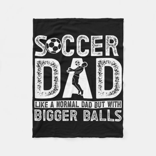 Soccer Dad _11  Fleece Deken (Voorkant)