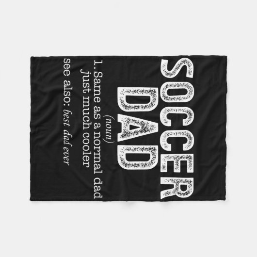 Soccer Dad _5  Fleece Deken (Voorkant (Horizontaal))