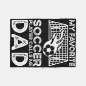 Soccer Dad _6  Fleece Deken (Voorkant (Horizontaal))