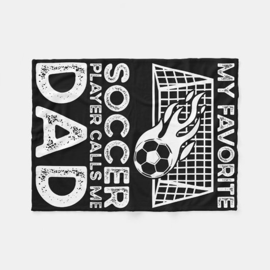 Soccer Dad _6  Fleece Deken (Voorkant (Horizontaal))