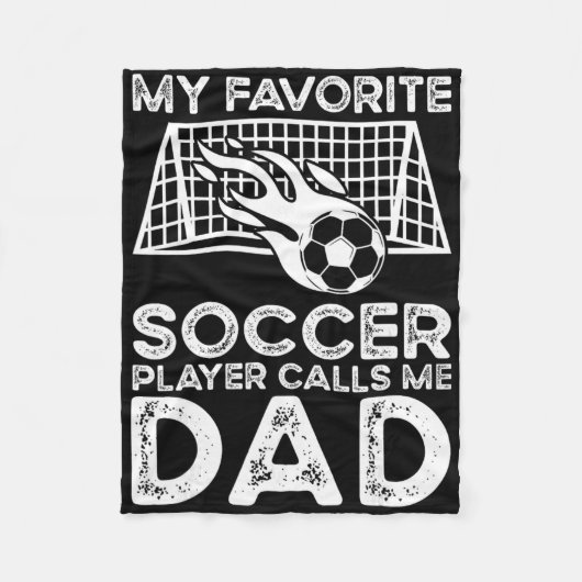 Soccer Dad _6  Fleece Deken (Voorkant)