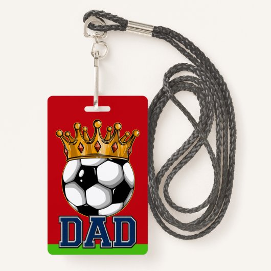 Soccer DAD Badge (Voorkant met draagriem)