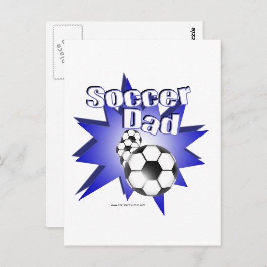 Soccer DAD Briefkaart (Voorkant / Achterkant)
