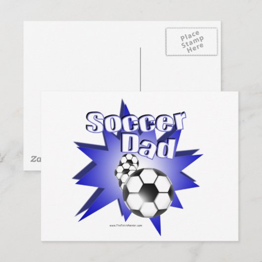 Soccer DAD Briefkaart (Voorkant / Achterkant)