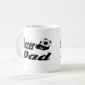 Soccer Dad Fathers Day Koffiemok (Voorkant links)