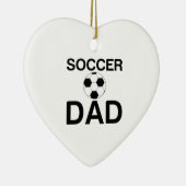SOCCER DAD KERAMISCH ORNAMENT (Rechts)