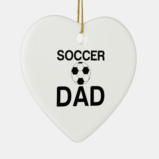 SOCCER DAD KERAMISCH ORNAMENT (Rechts)