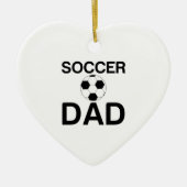 SOCCER DAD KERAMISCH ORNAMENT (Voorkant)