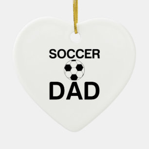 SOCCER DAD KERAMISCH ORNAMENT