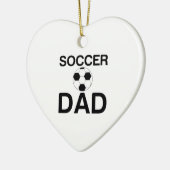 SOCCER DAD KERAMISCH ORNAMENT (Links)