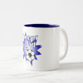 Soccer DAD Tweekleurige Koffiemok (Voorkant rechts)