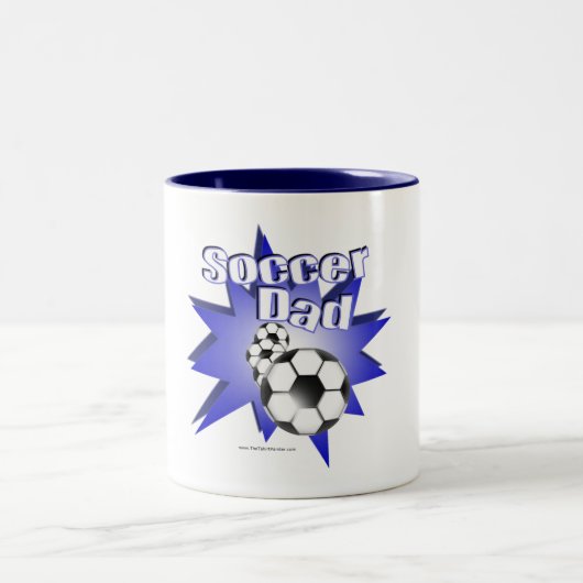 Soccer DAD Tweekleurige Koffiemok (Center)