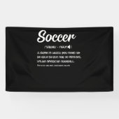 Soccer Definition Funny Gag Gift Player Spandoek (Horizontaal)