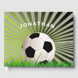 Soccer Design Guest Book Gastenboek