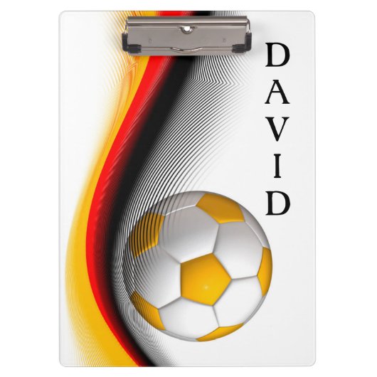 Soccer Design Klembord (Voorkant)