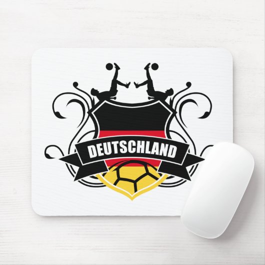 Soccer Deutschland Fussball Muismat (Met muis)