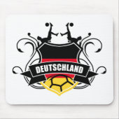 Soccer Deutschland Fussball Muismat (Voorkant)