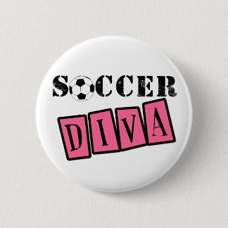 Soccer Diva Ronde Button 5,7 Cm