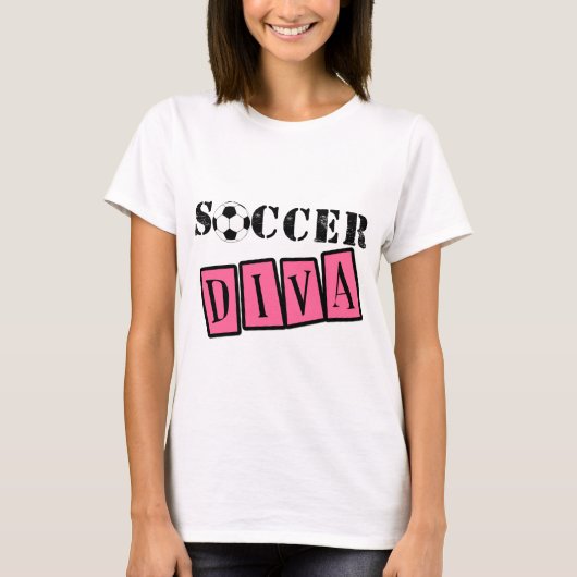 Soccer Diva T-shirt (Voorkant)