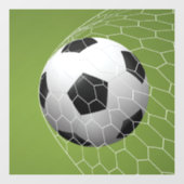 Soccer-doel Raamsticker (Vel)