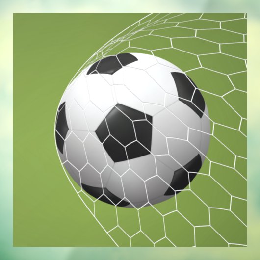 Soccer-doel Raamsticker (Vel 3)