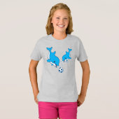 Soccer Dolphins T-shirt (Voorkant volledig)