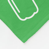 Soccer Doodle Drawing Custom Name Senior Night Fleece Deken (Hoek)