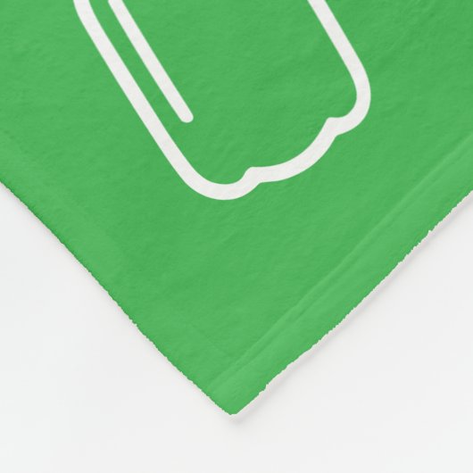 Soccer Doodle Drawing Custom Name Senior Night Fleece Deken (Hoek)