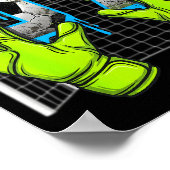 Soccer Drip 67 Six Seven Funny Gen Alpha Meme Desi Poster (Hoek)